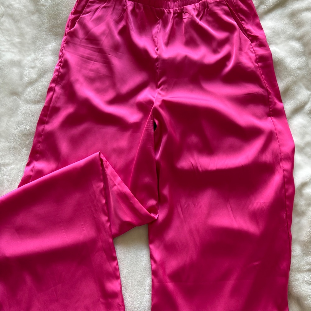 Polyester Pink Pants - Picture 2 of 3